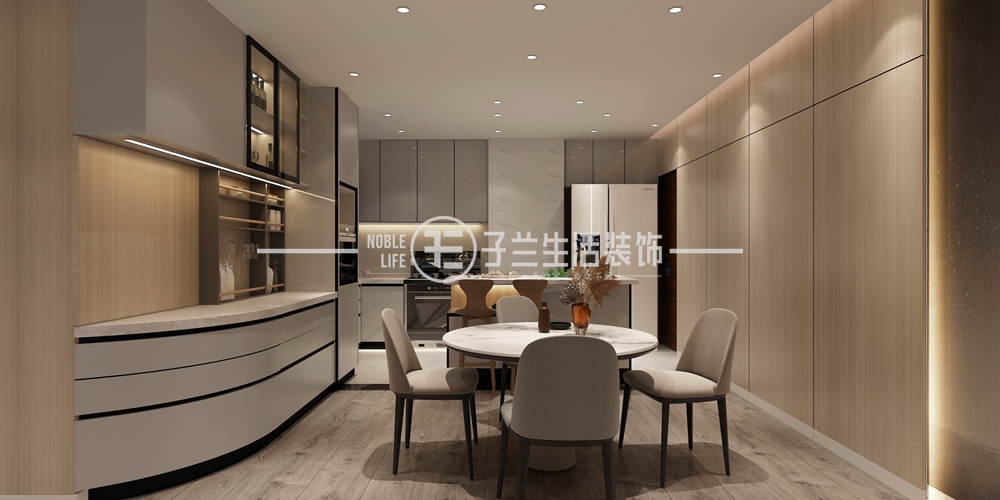 子兰生活装饰恒大中央公园装修效果图